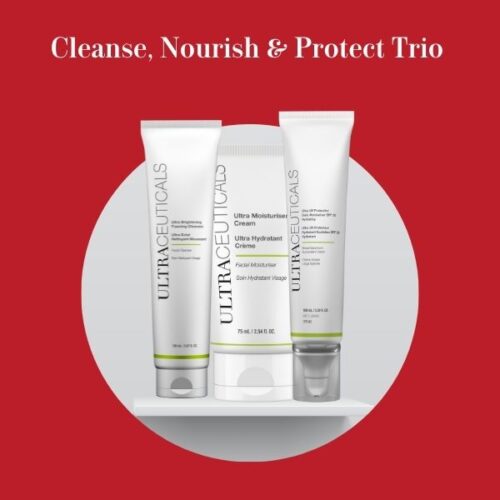 Ultraceuticals Cleanse, Nourish & Protect Trio – Dry Skin