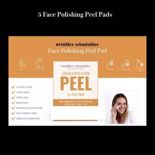 Wrinkles Schminkles Polishing Peel Face Pads 5 Pack
